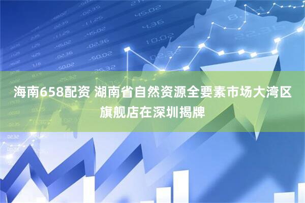 海南658配资 湖南省自然资源全要素市场大湾区旗舰店在深圳揭牌